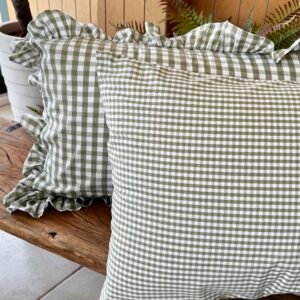 Fronhas Xadrez Verde